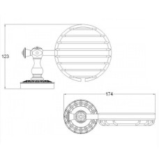 Мыльница Bronze de Luxe Windsor K25202 Бронза