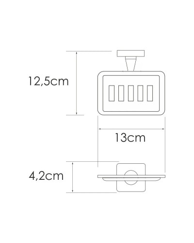 Мыльница WasserKRAFT Rhin K-8769
