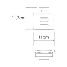 Мыльница WasserKRAFT Rhin K-8729