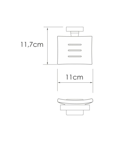 Мыльница WasserKRAFT Rhin K-8729