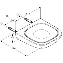 Мыльница Kludi Ambienta 5398505 Хром Белая