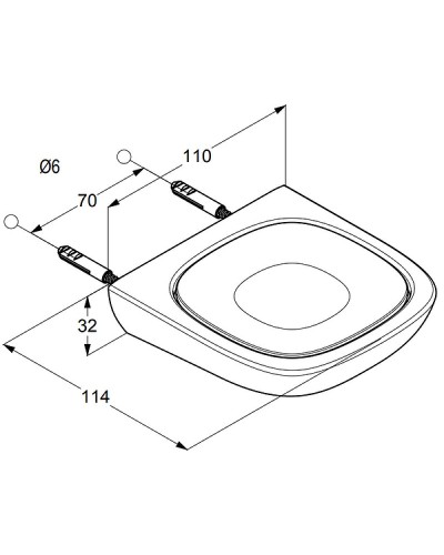 Мыльница Kludi Ambienta 5398505 Хром Белая