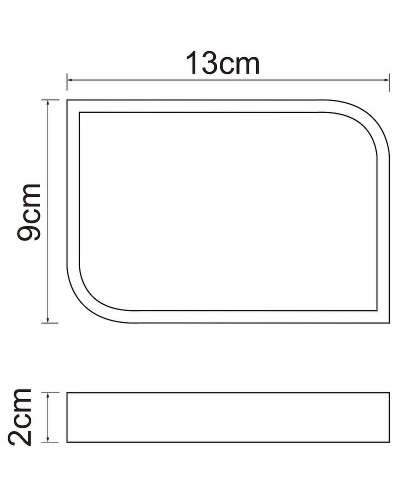 Мыльница WasserKRAFT Elba K-2729 Черная матовая