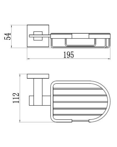 Мыльница Savol 65C S-06532C