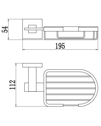 Мыльница Savol 65H S-06532H