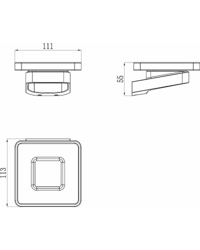 Мыльница Ravak 10° X07P354 Хром