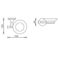 Мыльница AltroBagno Corposo AltroBagnoCorposo080709Cr