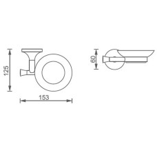 Мыльница AltroBagno Corposo AltroBagnoCorposo080709Cr