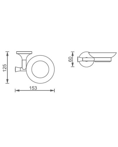 Мыльница AltroBagno Corposo AltroBagnoCorposo080709Cr