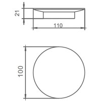 Мыльница AltroBagno AltroBagnoSD080711Cr