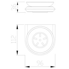 Мыльница Abber Nord AA1558B