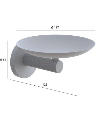 Мыльница Boheme Uno 10973-GM