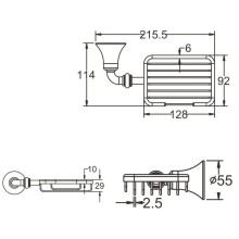 Мыльница Rose RG1204