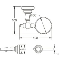 Мыльница Rose RG1103