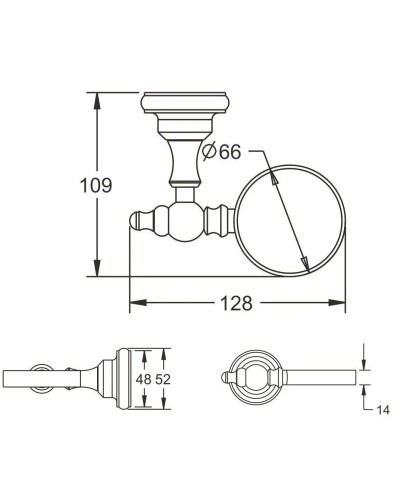 Мыльница Rose RG1103