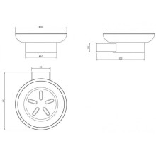 Мыльница Milacio Ultra MCU.962.GD