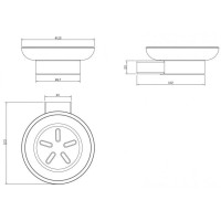 Мыльница Milacio Ultra MCU.962.MB