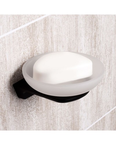 Мыльница WasserKRAFT Elbe K-7229 Черная матовая