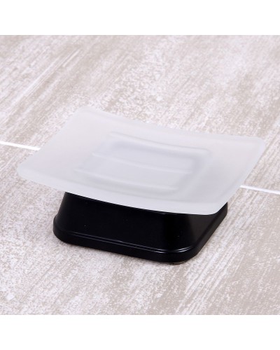 Мыльница WasserKRAFT Amper Black K-5429B Черная матовая