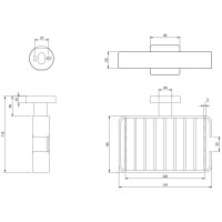 Мыльница Villeroy & Boch Elements-Striking TVA15200800064