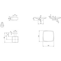 Мыльница Villeroy & Boch Elements-Striking TVA152020000K5