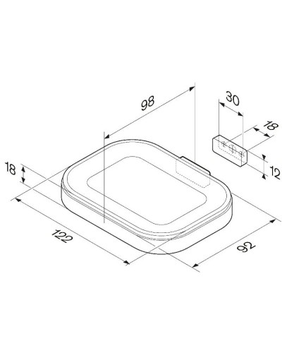 Мыльница Am.Pm Func A8F34200