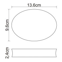 Мыльница WasserKRAFT Salm K-7629 Серая