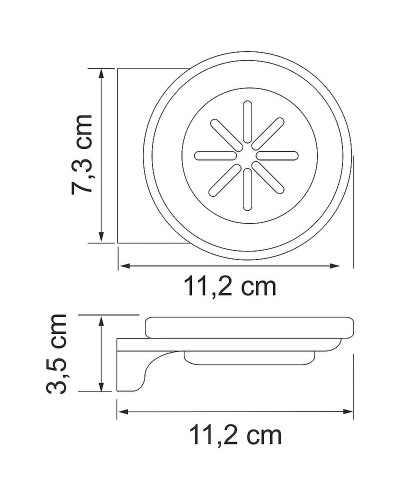 Мыльница WasserKRAFT Kammel K-8329W Белая матовая