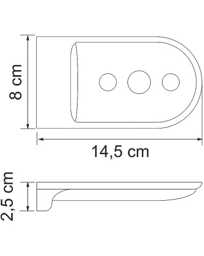 Мыльница WasserKRAFT Kammel K-8369W Белая матовая