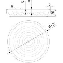 Мыльница Salini S-Stone Gocce 1902201