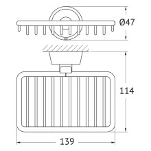 Мыльница FBS Vizovice VIZ 050 Хром