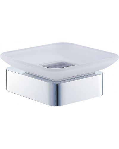 Мыльница с держателем WONZON & WOGHAND, Хром (WW-9522)