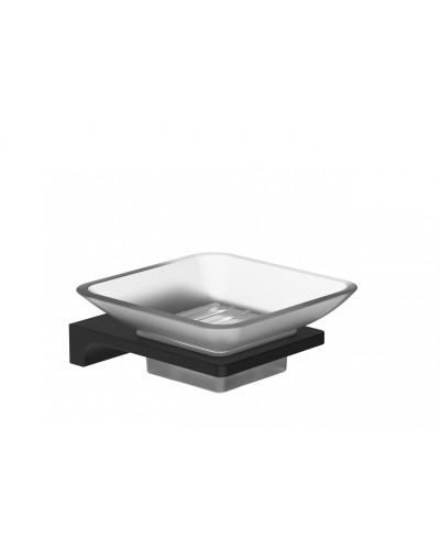 Мыльница с держателем WONZON & WOGHAND, Черный (WW-9122-BL)