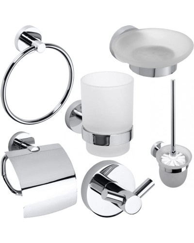 Набор аксессуаров для ванной Bemeta Omega 6 204601 Хром