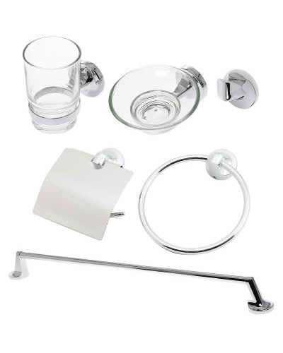 Набор аксессуаров для ванной Orange Y01-888cr Хром