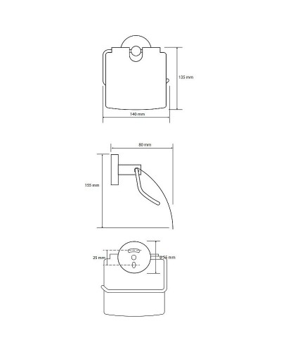 Набор аксессуаров для ванной Bemeta Omega 3 204301 Хром
