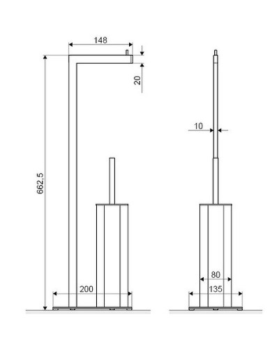 Напольная стойка Excellent Riko Gold DOEX.1650GL Золото