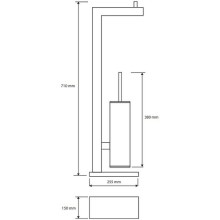 Напольная стойка Bemeta Beta 132836012 Хром