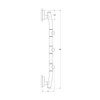Подвесная стойка FBS Ellea EGL-A Хром