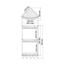 Полка угловая WasserKRAFT К-1233