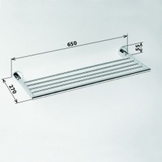 Полка для полотенец Bemeta Omega 104205152 Глянец