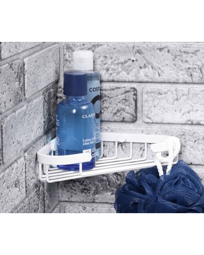 Полка корзина WasserKRAFT K-733W угловая Белая