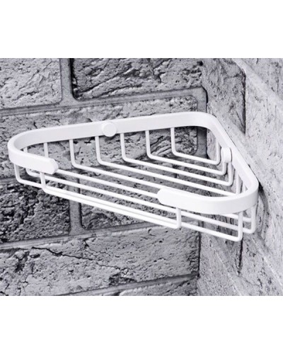 Полка корзина WasserKRAFT K-733W угловая Белая