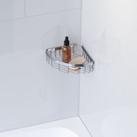 Полка корзина AM.PM Sense L A7452100 угловая Хром