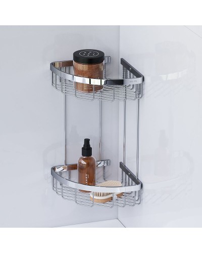 Полка корзина AM.PM Sense L A7452200 угловая Хром