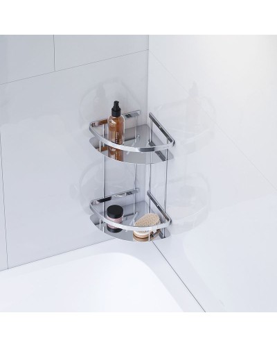 Полка корзина AM.PM Sense L A7454200 угловая Хром