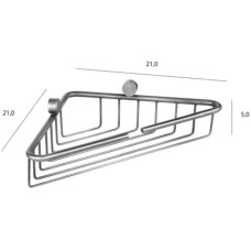 Полка угловая золото Tiffany World Bristol TWBR534oro