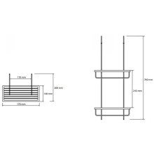 Полка Bemeta Cytro 104702172