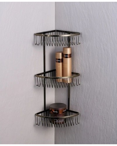 Полка угловая 18,5 х18,5 см Fixsen FX-858-3