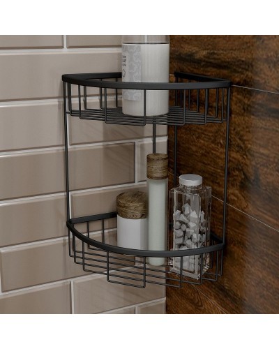 Полка корзина Timo Saona 13082/03 угловая Черный